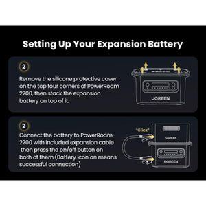 Batería De Expansión UGREEN EB2000-15617 2048Wh Para GS2200