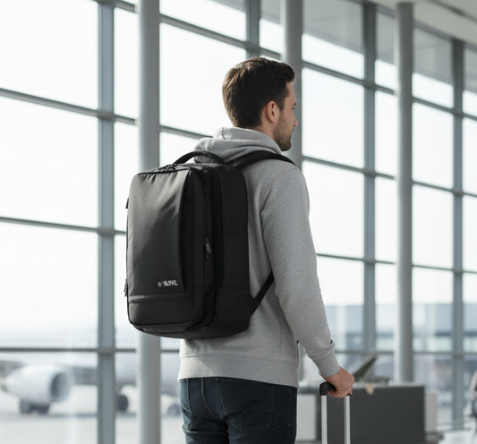 Combo 2 Mochilas de Viaje Viral. 1 Mochila Negra 30L y 1 Mochila 36L Ripstop Matcha-Green