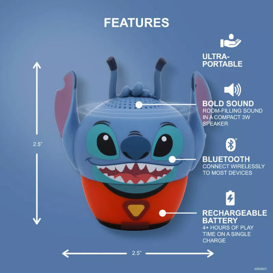 Parlante Bitty Boomers Stitch Exp 626 Mini Altavoz