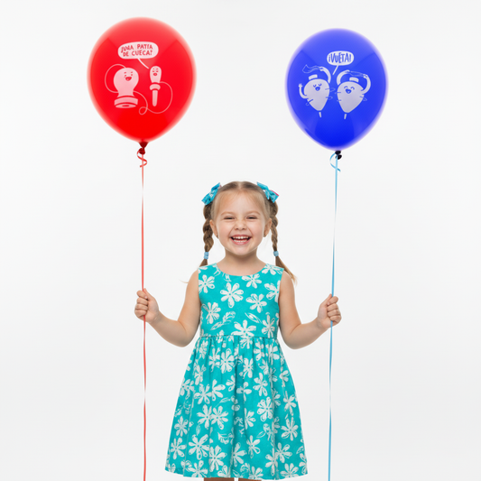 Globos 30 Cm Dieciochero Ingesman 9 Pcs