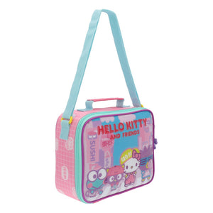 Lonchera Hello Kitty Y Amigos Rosada