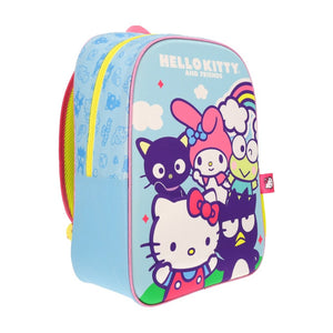 Pack 3 En 1 Mochila, Lonchera Y Estuche Hello Kitty Celeste