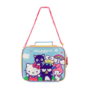 Pack 3 En 1 Mochila, Lonchera Y Estuche Hello Kitty Celeste