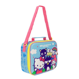 Pack 3 En 1 Mochila, Lonchera Y Estuche Hello Kitty Celeste
