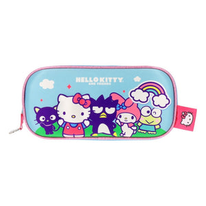 Pack 3 En 1 Mochila, Lonchera Y Estuche Hello Kitty Celeste