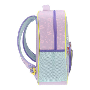 Combo: Mochila Hello Kitty Metalizada + Cuaderno De Actividades  + Estuche + Lápices Colores  + Snackbox B.Box Ocean Breeze