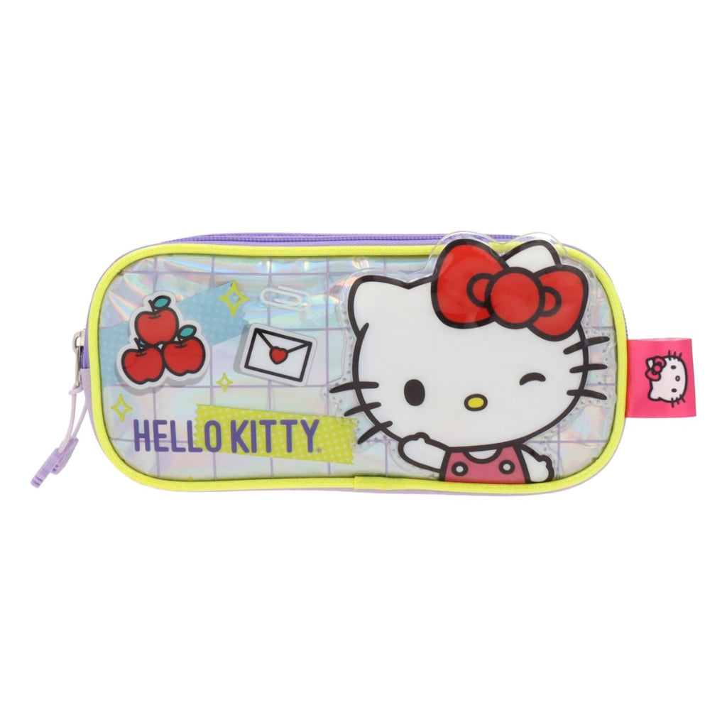 Estuche Hello Kitty Metalizado