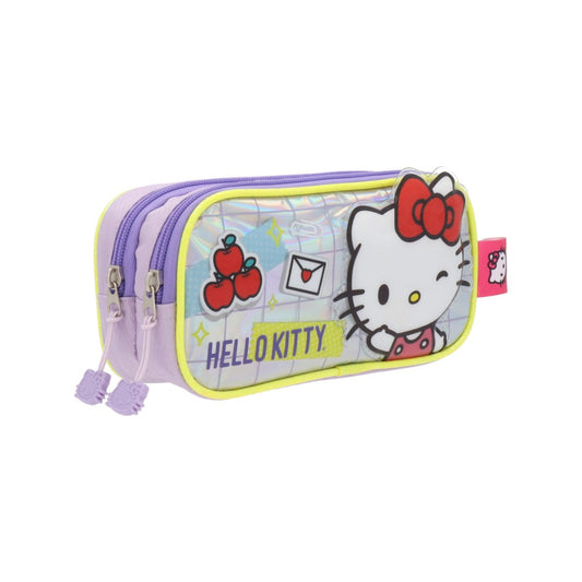 Estuche Hello Kitty Metalizado