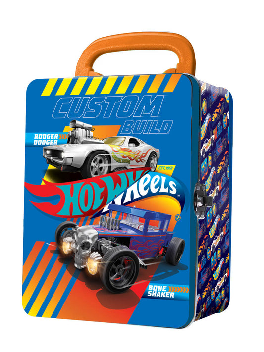 Caja Metálica Portautos Hot Wheels
