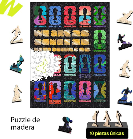 Puzzle 300 Piezas FIFA 2026 Host Cities L30 Core