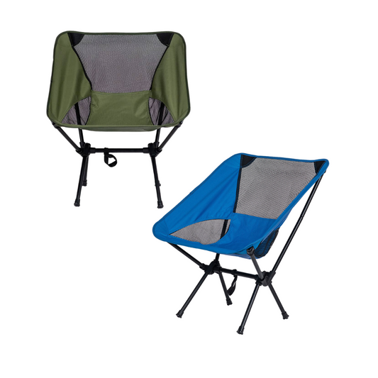 Combo de Sillas de Camping: Verde + Azul