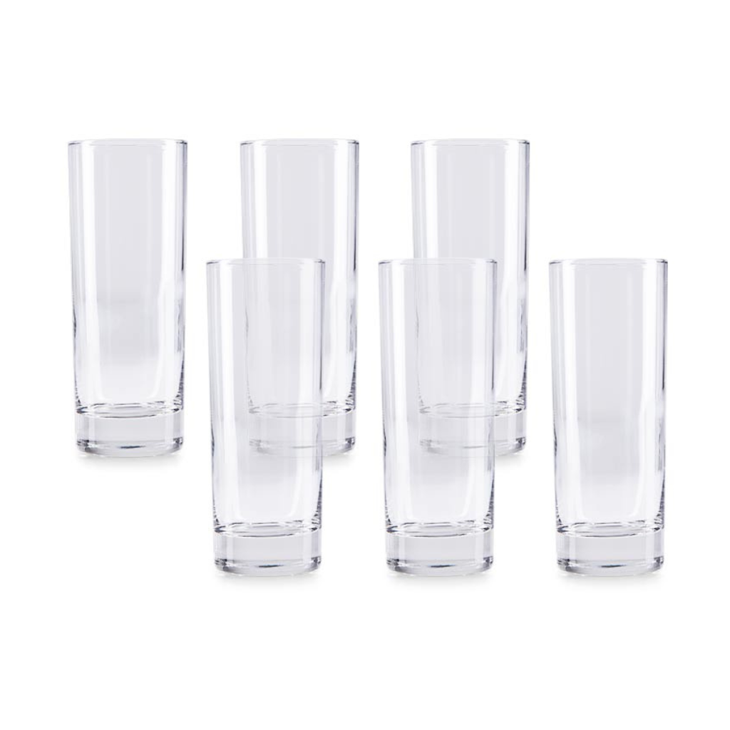 Set 6 Vasos S.Sham Alto 355 Ml
