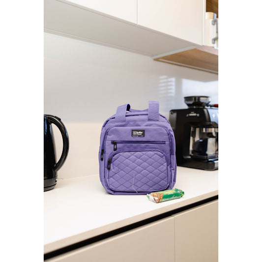 Lonchera Térmica y Mochila 2en1 Buffer Morada