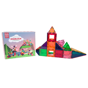 Combo Imanes IMABLOCK 32 piezas + 100 piezas