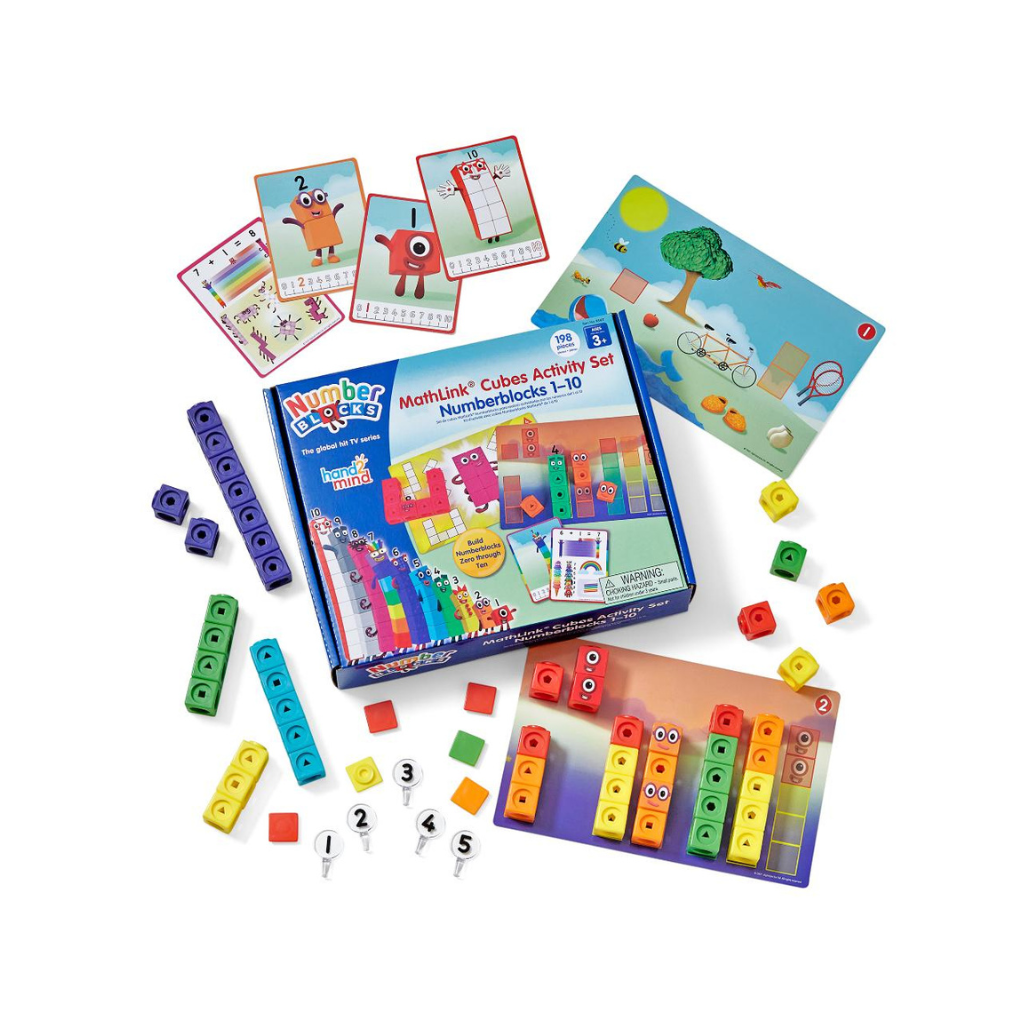 Set de Actividades MathLink Cubes Numberblocks 1 al 10