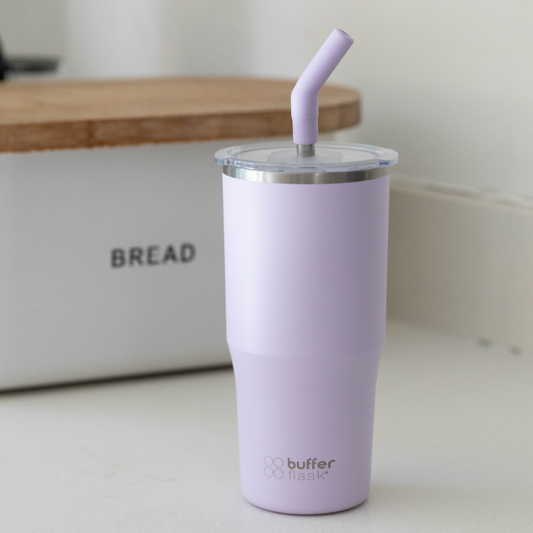 Mug Vaso Térmico Roques 750ml Acero Inox Agua Fría y Caliente Soak Liliac