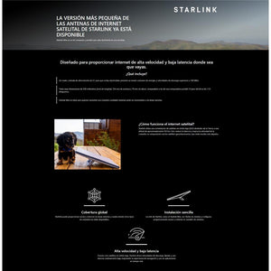 Starlink Mini Kit de Internet Satelital Portátil
