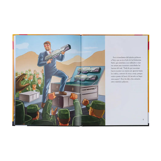 Libro Iron Man: Invencible de Marvel Tapa Dura