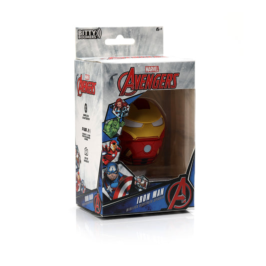 Parlante Bluetooth Portátil Iron Man Marvel Bitty Boomers