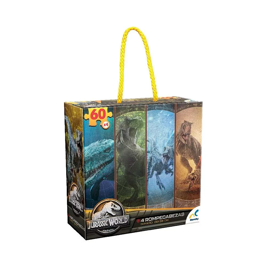 Puzzle 4 en 1 Jurassic World 60 Piezas | Tienda Copec