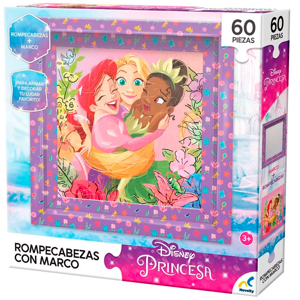 Rompecabezas Princesas con Marco 60 Piezas | Tienda Copec
