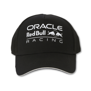 Combo Oracle Red Bull Racing: Jockey Negro Logo Blanco + Botella Térmica Buffer 700 ml