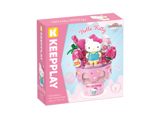 Hello Kitty Strawberry Bloques Armables 132 Piezas