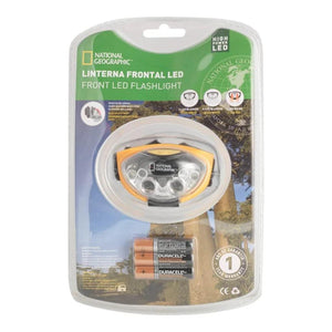Linterna Frontal LED 250 Lúmenes Outdoor National Geographic