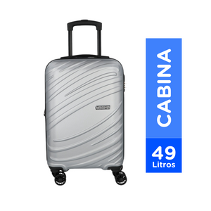 Maleta Cabina American Tourister Tesa 4.0 Plateada