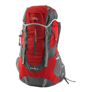 Mochila Camping Everest 55 Litros Roja National Geographic