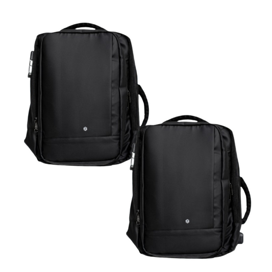 Combo 2x: Mochila de Viaje Viral Cabina 30L. Resistente al Agua y con Candado de Seguridad