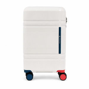 Maleta de Cabina 20" 45L con Candado Blanco y Multicolor Marksman