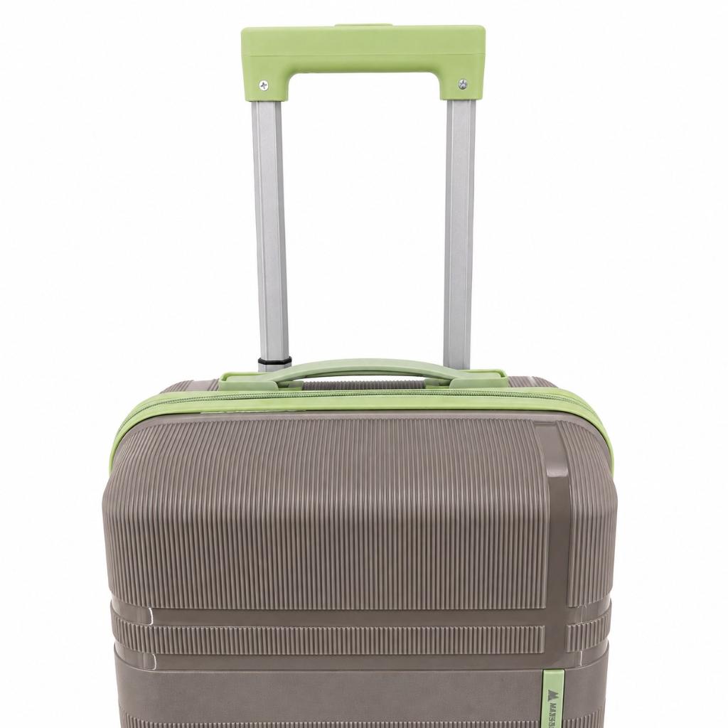 Maleta de Cabina 20" 45L con Candado Khaki y Verde Marksman