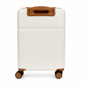 Maleta de Cabina 20" 45L con Candado Blanco y Café Marksman