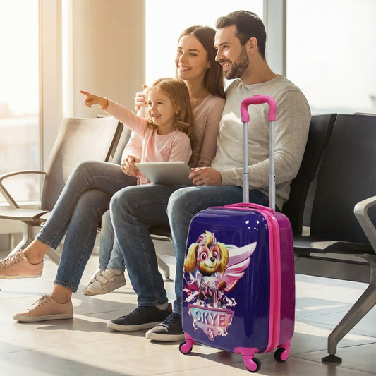 Maleta Infantil 4 Ruedas Paw Patrol Niña