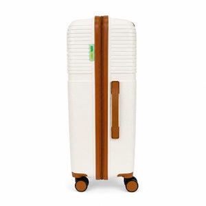 Maleta Mediana 24" 72L con Candado Blanco y Café Marksman