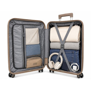 Combo Maleta Cabina S 20" Khaki Marksman Ultra Resistente + Travel Bag Gout Oliva