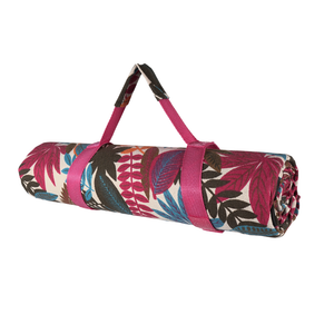 Manta Picnic Lavable Hojas Ecru