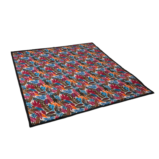 Manta Picnic Lavable Hojas Ecru