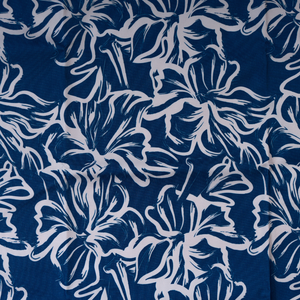 Combo 2 Mantas de Picnic y Playa Impermeable Azul Flores