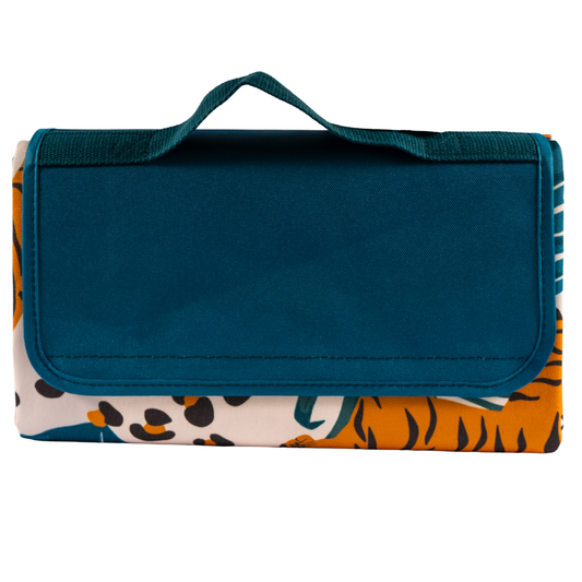 Manta Picnic y Playa Impermeable Beige Tigres