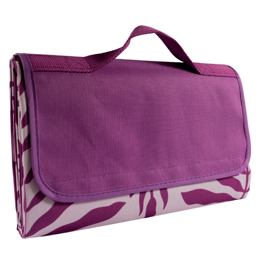 Combo 2 Manta de Picnic o Playa Impermeable: 1 Malva Étnica y 1 Azul Flores