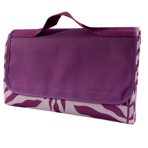 Manta Picnic y Playa Impermeable Malva Étnica