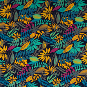 Manta Picnic Lavable Hojas Azul