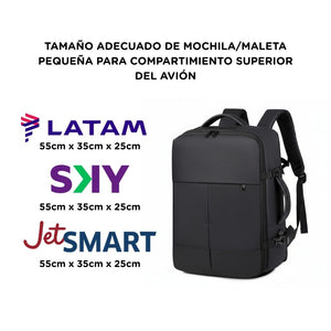 ✈️ Combo 2 Mochilas de Viaje Viral XL: 1 Mochila 40L Pink y 1 Mochila 36L Black. Pack Travel
