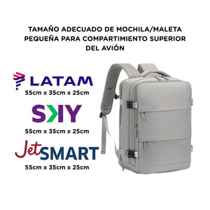 Mochila Viaje Viral 40L Travel. Expandible con Bolsillo Antirrobo Navigator