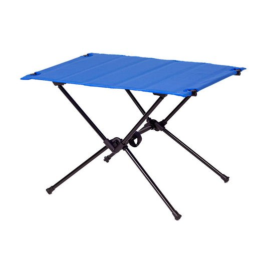 Mesa plegable azul