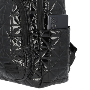 Mochila Halifax negro charol