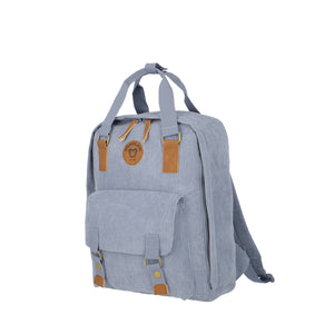 Mochila Nora celeste/gris