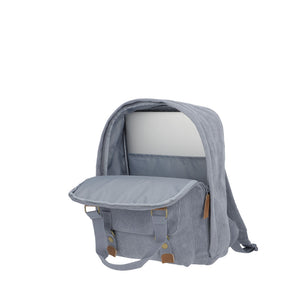 Mochila Nora celeste/gris